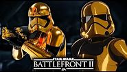 GOLD STORMTROOPER! - Star Wars Battlefront 2 First Order Commander Pyre Mod