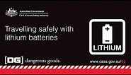 Travelling safely with lithium batteries