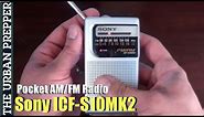 Sony ICF-S10MK2 Pocket AM/FM Radio by TheUrbanPrepper