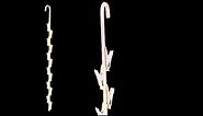 MSDB-32, Metal Clip Strip Merchandiser, Double-Sided, 12 Hooks
