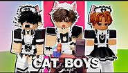 Cute Roblox Cat-Boy Maid Outfits
