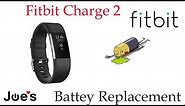 Repair Fitbit Charge 2 Smartwatch Replacement Battery How To Tutorial