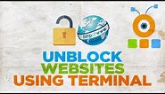 How to Unblock Websites On Your macOS Using Terminal