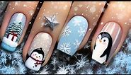 Winter wonderland nails❄️☃️|Enchanting ideas for winter nail art
