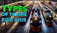 Exploring the World of Trains for Kids: Different Types, History, and Fascinating Facts!