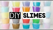 MAKING 25 AMAZING DIY SLIMES - Four EASY Slime Recipes!