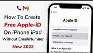 Create Free Apple iD - How To Create Apple iD Without Email Or Phone Number New 2023 - Make Apple iD