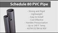 Schedule 80 PVC Pipe