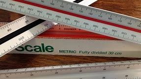 How to use a "Metric" Engineer's Scale