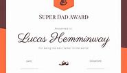Father’s Day Certificate Template