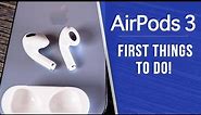 AirPods 3 - First 12 Things To Do!