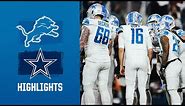 Detroit Lions fall short in a wild finish against the Dallas Cowboys | 2023 Week 17 Game Highlights
