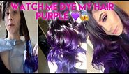 OMG I Dyed My Hair Purple At Home! DIY