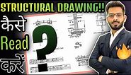 How to Read Structural Drawing | Basic Trick of Drawing Reading at Construction Site