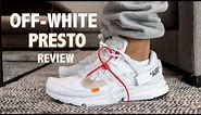 OFF WHITE NIKE AIR PRESTO WHITE ON FOOT REVIEW | A SNEAKER LIFE