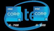 i5-7500 vs i5-8500 Desktop Processor Specification Comparison l 7th Gen vs 8th Gen Intel Processor