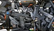 Black Arisofts & Toy Guns Box - BB Colt/ SigSauer/ Greande/Compass/CapGun
