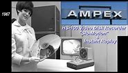 Vintage 1967 AMPEX First Color Video Disc Recorder HS-100 Instant Replay and Slow-Motion (TV)