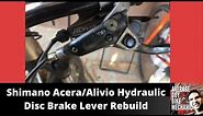 Shimano Acera/Alivio Hydraulic Disc Brake Lever Rebuild