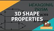 3D Shapes for Kids - Learn the 3D Shape Properties | 3D Shapes | 3D Shape Names in English | Shapes