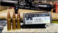 7.62x39 Hornady BLACK - 100 yard groups with Ruger American