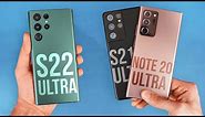 Samsung Galaxy S22 Ultra vs Note 20 Ultra / S21 Ultra - WORTH THE UPGRADE?