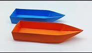 Paper Boat Making Tutorial That Floats | Origami Boat Easy Instruction For All
