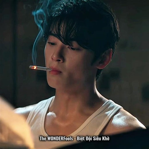 Cha Eunwoo looks so badass smoking in his new Drama