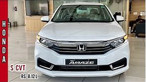 2022 Honda Amaze | Amaze S CVT 🔥 Petrol Automatic | Most Detailed Walkaround Video!