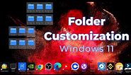 How to change Windows 11 Folder Colors - Windows 11 Customization!