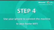 Hisense Dehumidifier and Portable Air Conditioner - Connect to WIFI by iphone