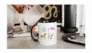 YouNique Designs Real Estate Agent Coffee Mug, 11 Ounces, White, Unicorn Mug, Realtor Gifts For Women (Black Handle)