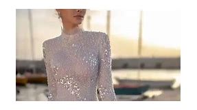Gorgeous silver beaded gown... - Fashion Couture Magazine