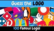 Guess the Logo in 5 Seconds | 100 Famous Logos | Logo Quiz