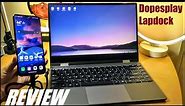 REVIEW: Dopesplay Lapdock - Turn Smartphone into Laptop? - Portable Touchscreen Monitor w. Keyboard!