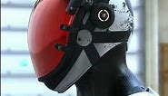 Futuristic motorcycle helmets