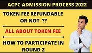 Acpc Token Fee | Token Fee Refundable Or Not ?? | How To Participate In Round 2 | full Process