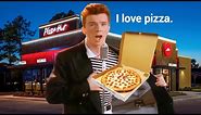 Rick Astley Gets Pizza