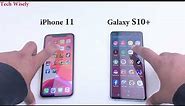 iPhone 11 vs Galaxy S10+ | Speed & Size Comparison