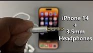 iPhone 14 / iPhone 14 Pro: How To Connect 3.5mm Wired Headphones