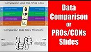 Pros and Cons Powerpoint Slide Design | Animated Tutorial | FREE Download presentation