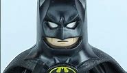 Michael Keaton Batman 1992 minifigure from LEGO DC Comics polybag 30653 stop motion speed build