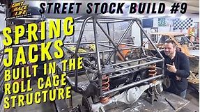How to design the Rear Roll Cage for a Great Weight Jack System. Metric Street Stock Build Continues