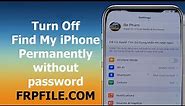Remove iCloud Turn off Find my phone for all iPhone and iPad Open menu (Access Menu) with Proxy