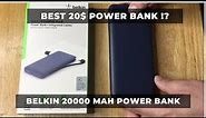 Power Bank Belkin 20000mAh 15W Dual USB-A, USB-C