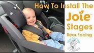 Joie Stages Rear Facing Installation | Includes alternative method for short seat belts