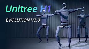 Unitree H1 Breaking humanoid robot speed world record [full-size humanoid] Evolution V3.0