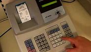How To Put Your Shop Name On Till Receipt Sharp XE-A203 or XE-A303 Cash Register