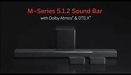 Take surround sound to epic heights | VIZIO M-Series 5.1.2 Sound Bar