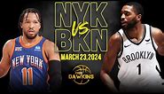 New York Knicks vs Brooklyn Nets Full Game Highlights | March 23, 2024 | FreeDawkins